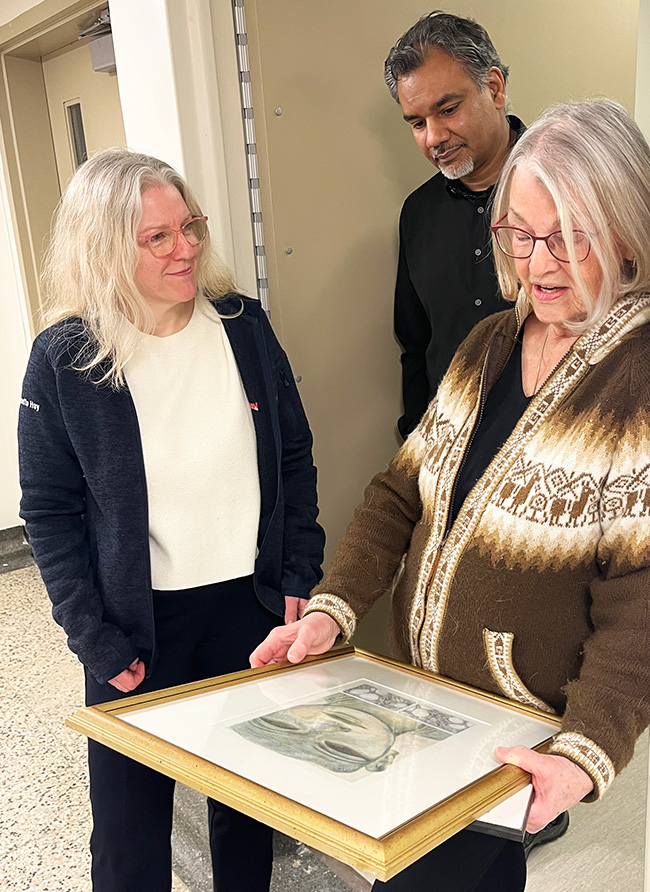 Dr. Annette Hay,  Dr. Lois Shepherd and Shakeel Virk