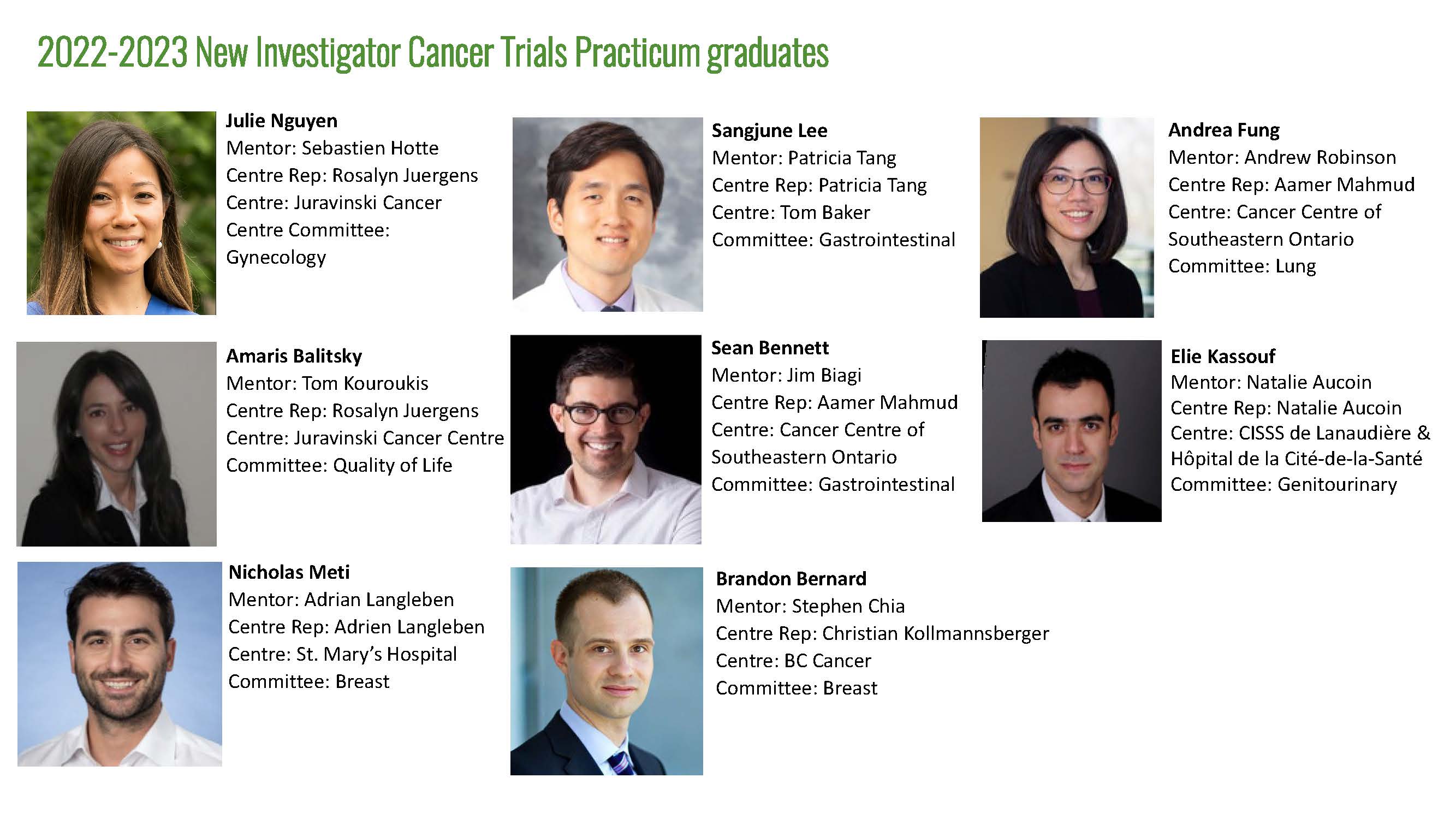 PRACTICUM GRADUATES