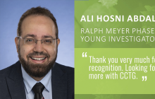 Dr. Ali Hosni Abdalaty receives Ralph Meyer Phase III Program Young Investigator Award 
