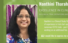 Nanthini Tharahan receives the inaugural Excellence in Clinical Trials Conduct Award 
