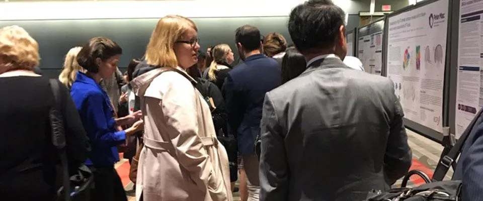 #SABCS2018 Spotlight session drawing crowds - Featuring #CCTG MA38 poster