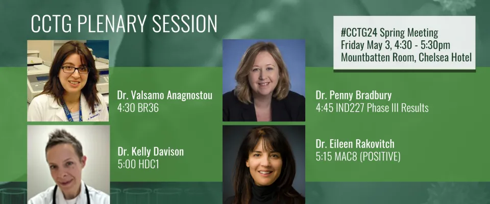 CCT2024 Spring Meeting - The Plenary Session at Spring Meeting is on Friday May 3, 2024 from 4:30 - 5:30. 