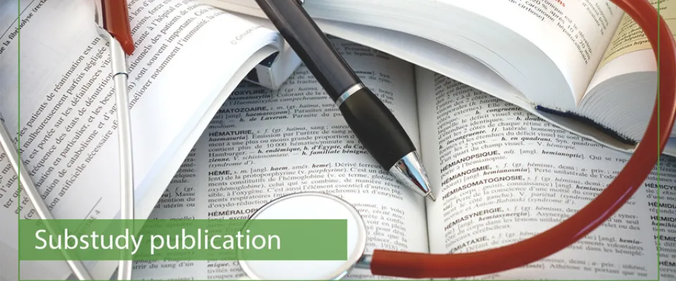 Publication: Hematology guidence and MA21 substudy