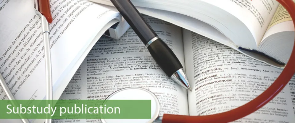 Publication: two CE8 sub-studies